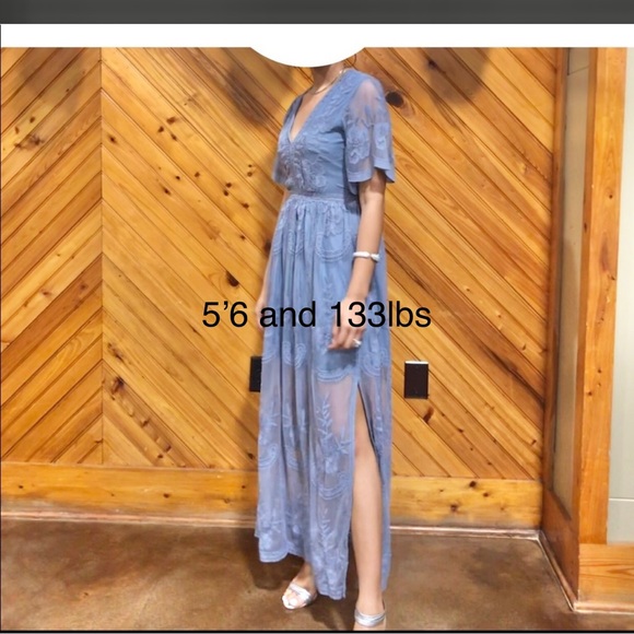 Altar'd State Dresses Altardstate Lace Overlay Maxi